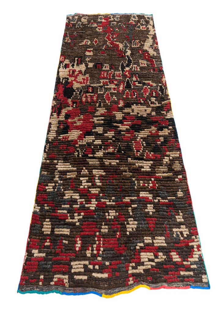 5' x 7' 9 Hand Knotted Moroccan Wool Rug