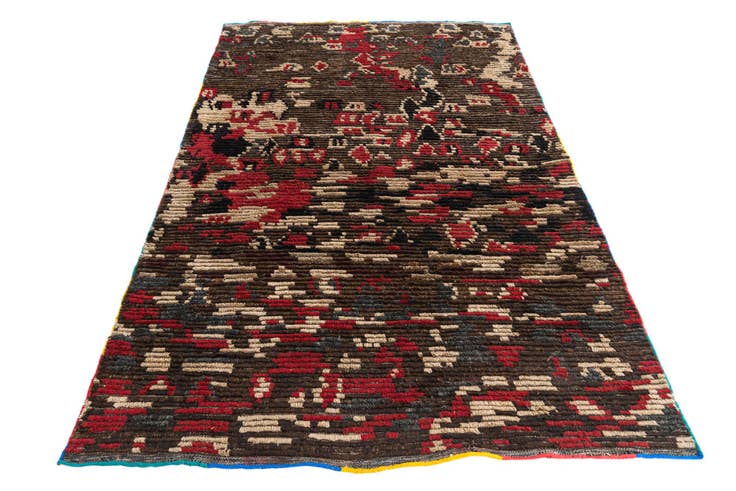 Detail image of 5' x 7' 9 Hand Knotted Moroccan Wool Rug
