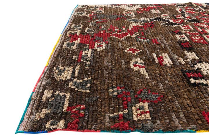 5' x 7' 9 Hand Knotted Moroccan Wool Rug