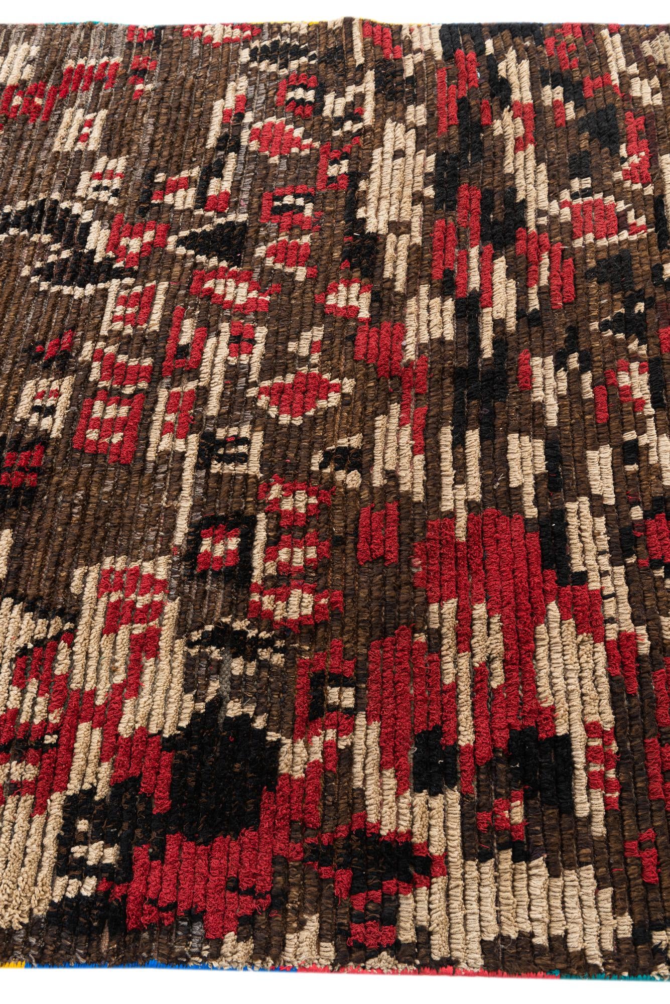 5' x 7' 9 Hand Knotted Moroccan Wool Rug
