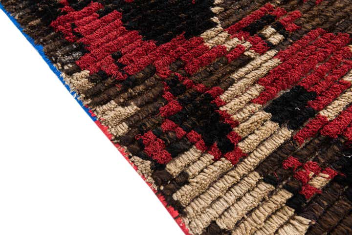 5' x 7' 9 Hand Knotted Moroccan Wool Rug