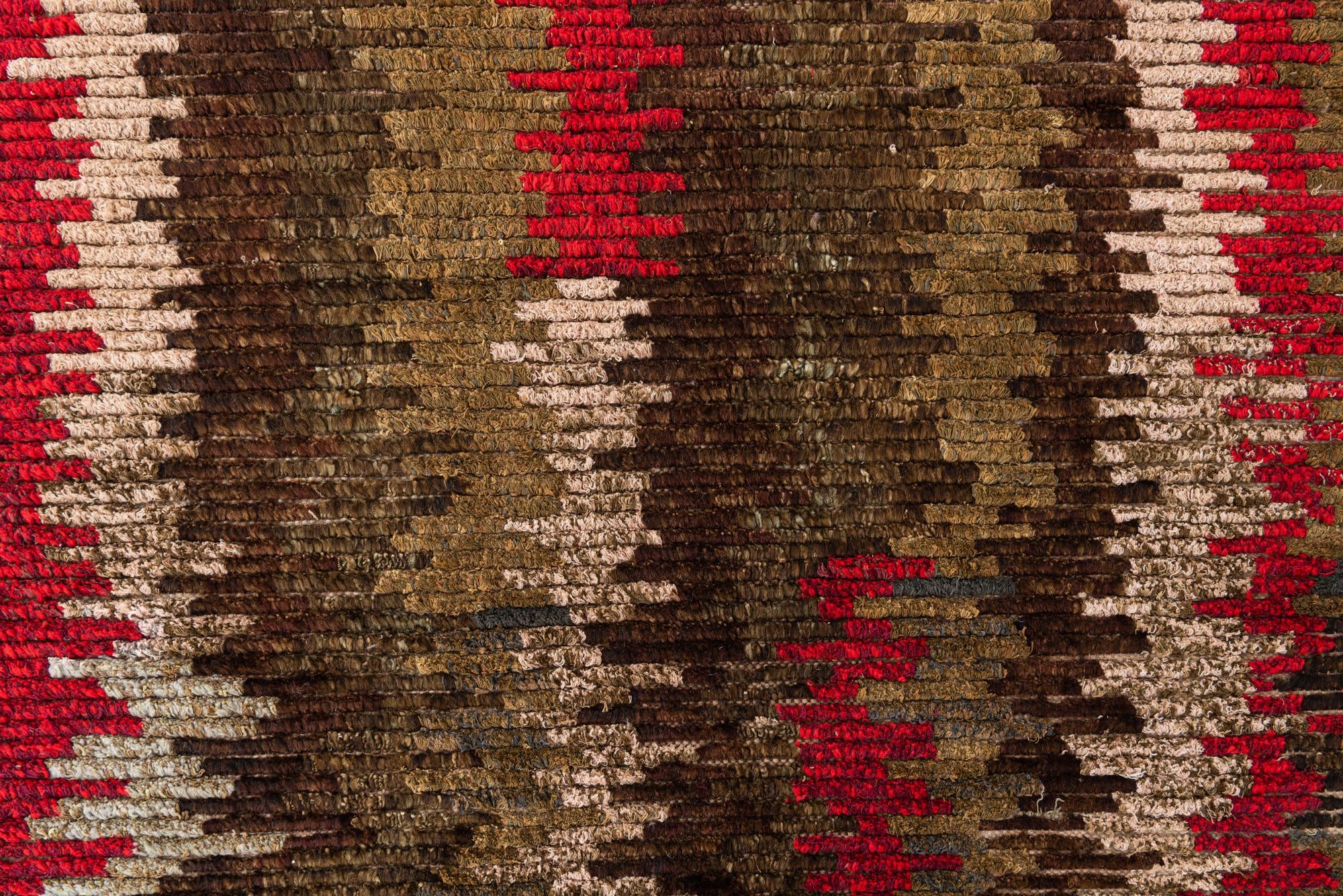 5' 3 x 7' 10 Hand Knotted Moroccan Wool Rug