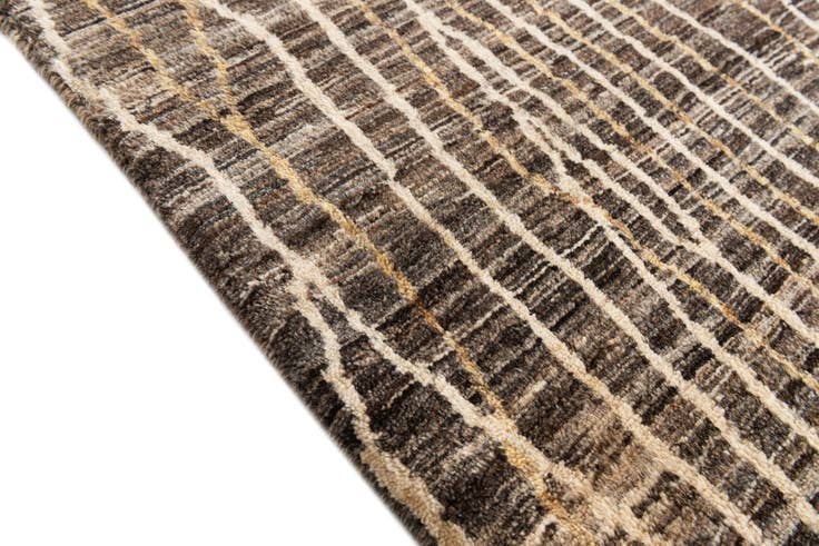 Detail image of 5' 9 x 7' 9 Hand Knotted Moroccan Wool Rug