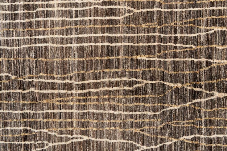 Detail image of 5' 9 x 7' 9 Hand Knotted Moroccan Wool Rug