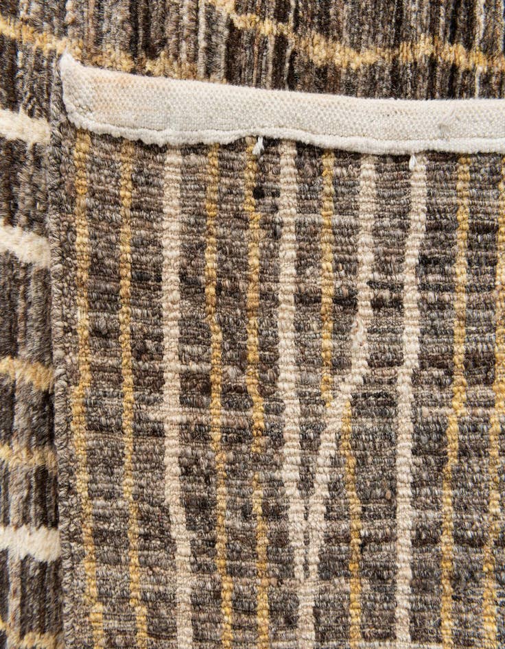 Detail image of 5' 9 x 7' 9  Hand Knotted Moroccan Wool Rug