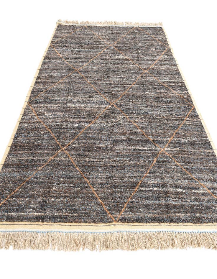 Detail image of 8' x 10' 7  Hand Knotted Moroccan Wool Rug