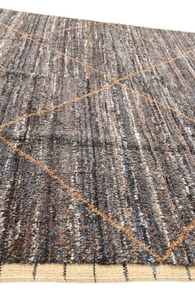 Detail image of 8' x 10' 7 Hand Knotted Moroccan Wool Rug