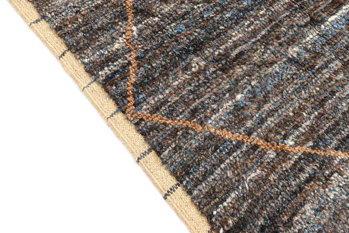 8' x 10' 7 Hand Knotted Moroccan Wool Rug