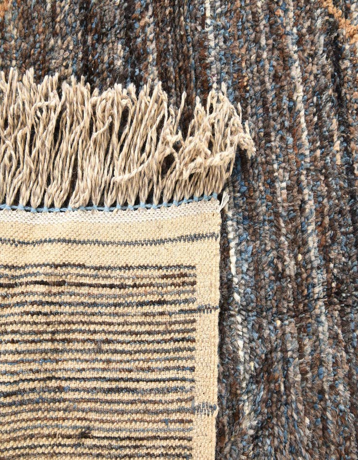 Detail image of 8' x 10' 7  Hand Knotted Moroccan Wool Rug