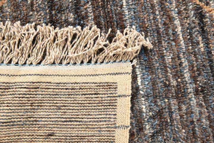 8' x 10' 7 Hand Knotted Moroccan Wool Rug