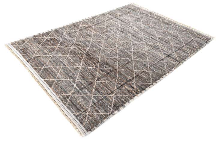 8' 10 x 12' 10 Hand Knotted Moroccan Wool Rug