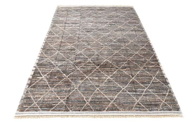 8' 10 x 12' 10 Hand Knotted Moroccan Wool Rug
