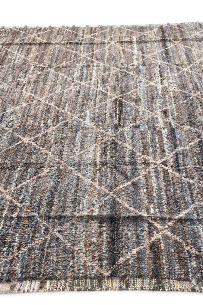 8' 10 x 12' 10 Hand Knotted Moroccan Wool Rug