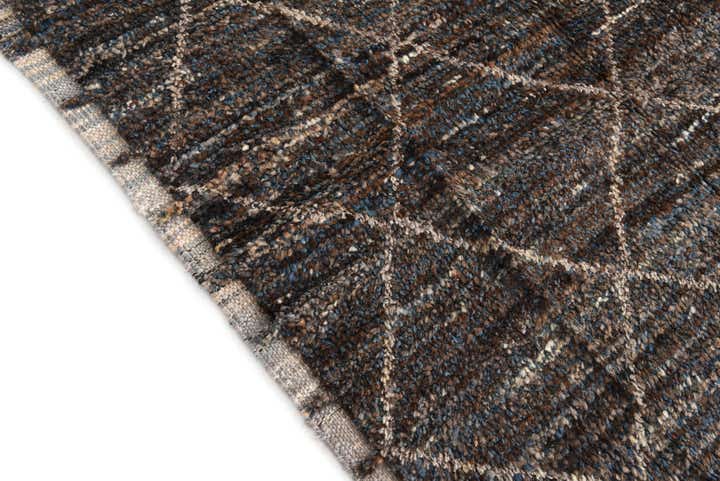 8' 10 x 12' 10 Hand Knotted Moroccan Wool Rug