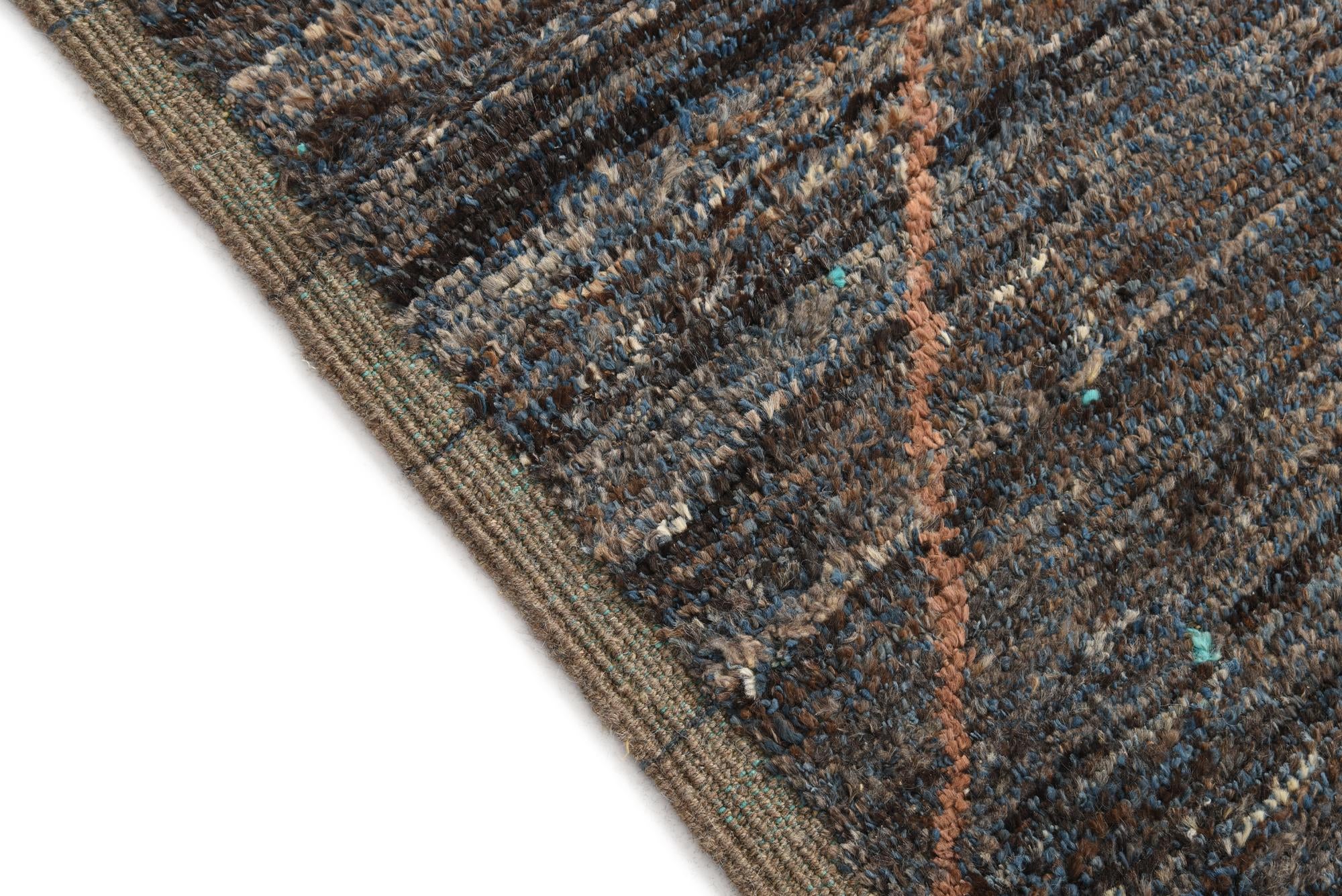5' 3 x 8' 5 Hand Knotted Moroccan Wool Rug