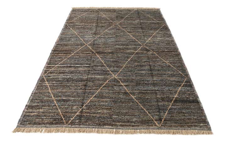 8' 10 x 12' 8 Hand Knotted Moroccan Wool Rug