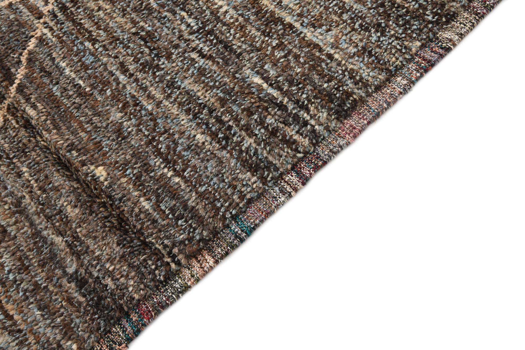 8' 10 x 12' 8 Hand Knotted Moroccan Wool Rug