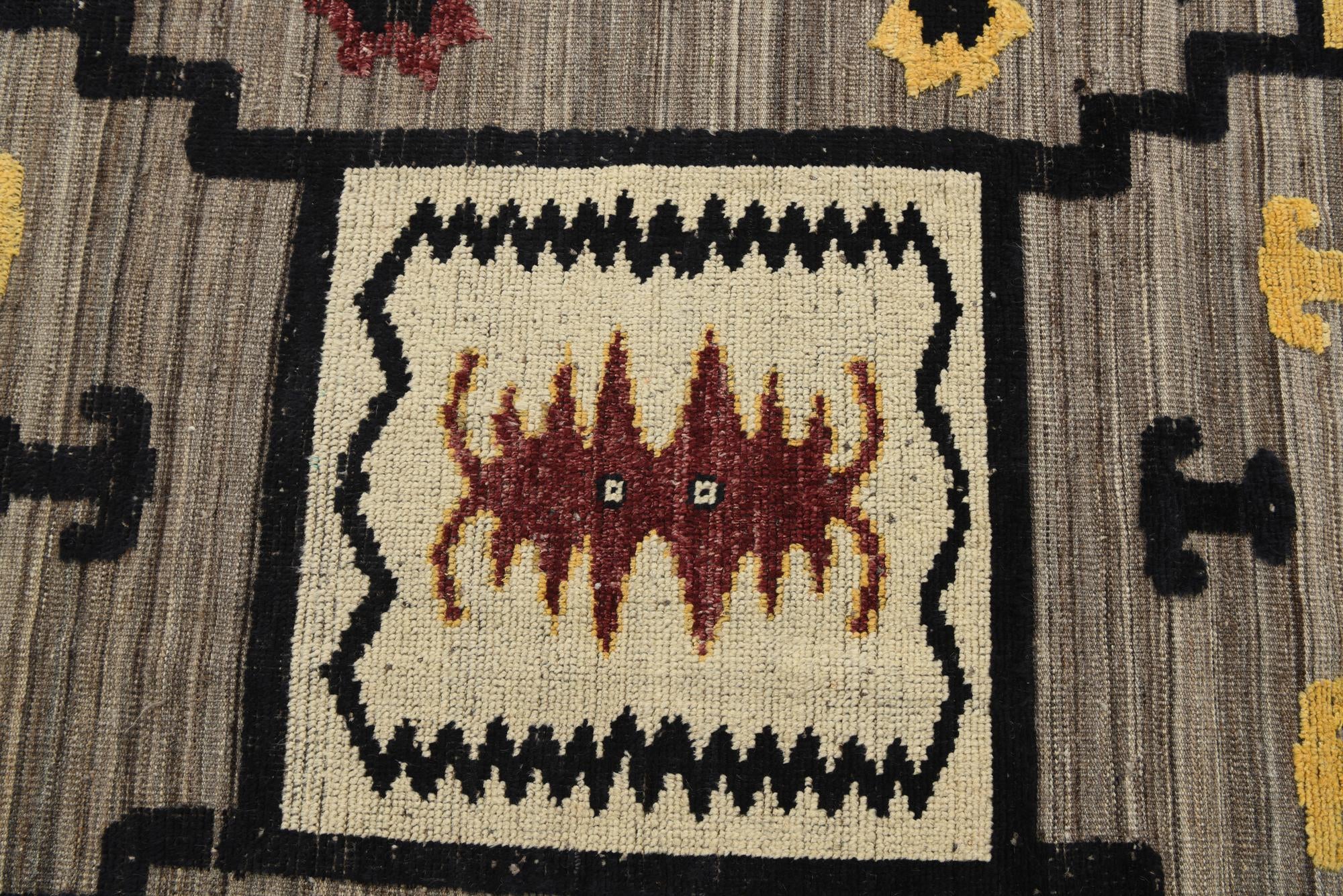 8' x 10' 2 Hand Knotted Moroccan Wool Rug