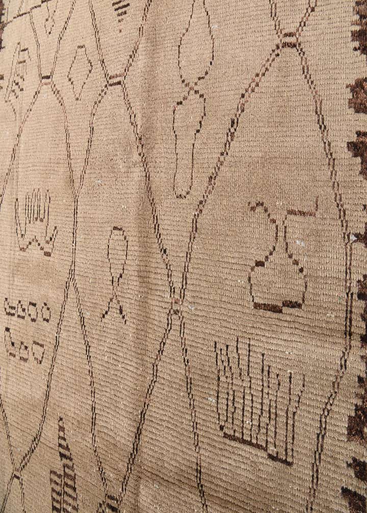 5' x 8' Hand Knotted Moroccan Wool Rug