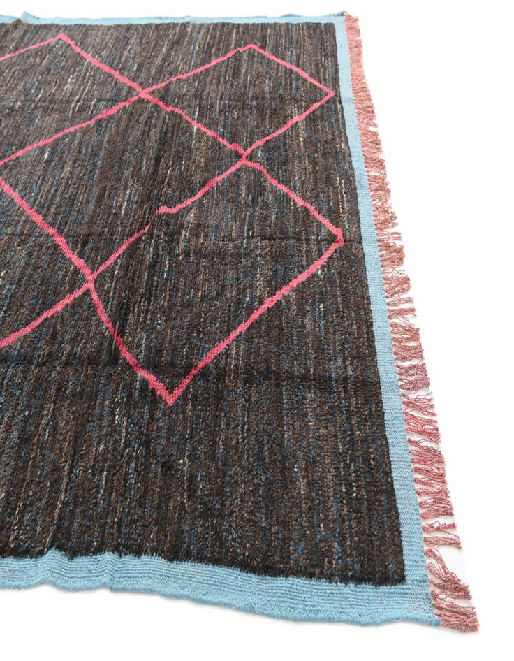 Detail image of 7' 8 x 10' 4  Hand Knotted Moroccan Wool Rug