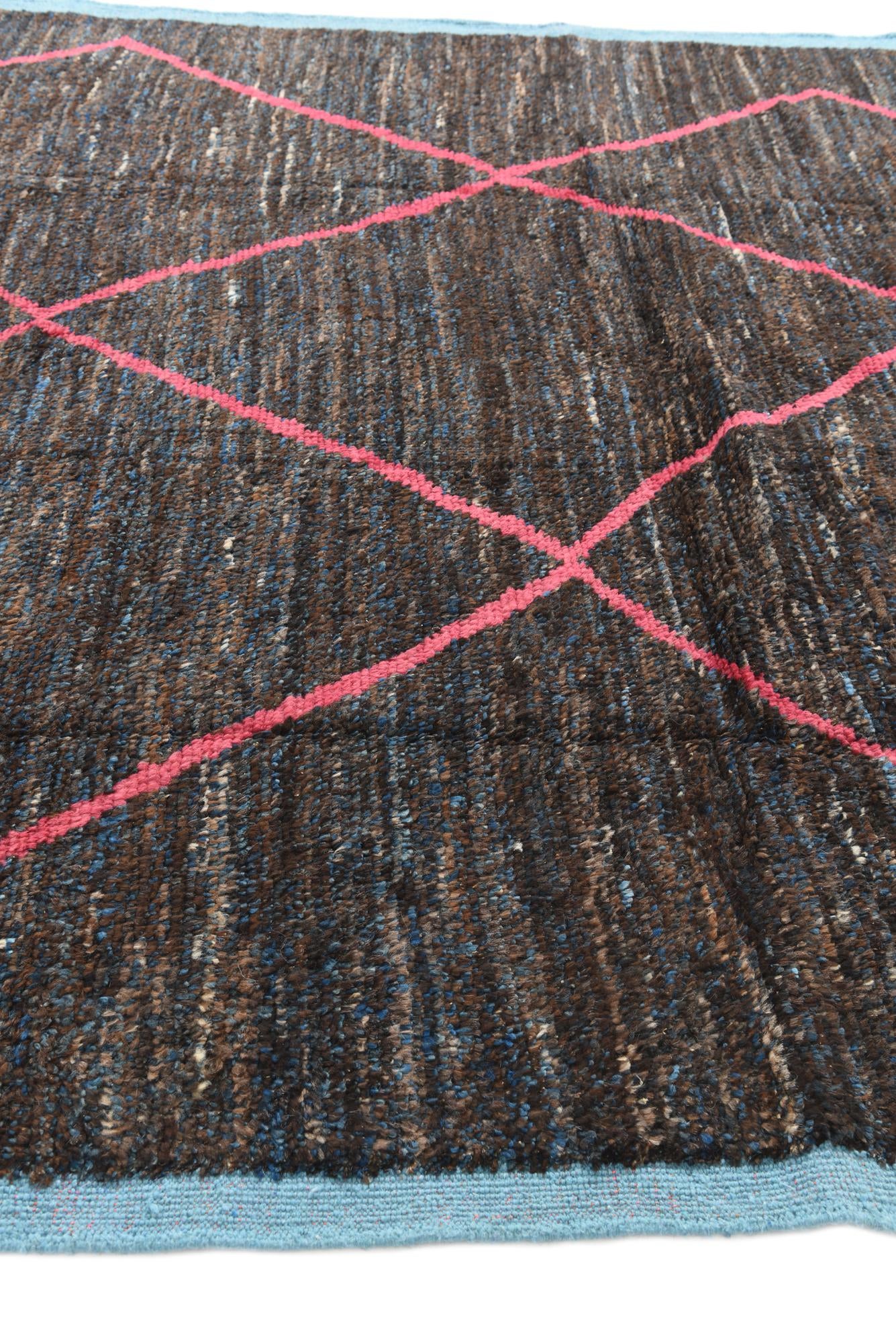 7' 8 x 10' 4 Hand Knotted Moroccan Wool Rug