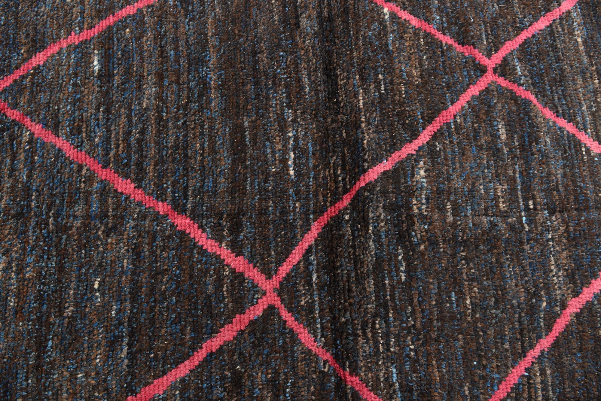 7' 8 x 10' 4 Hand Knotted Moroccan Wool Rug