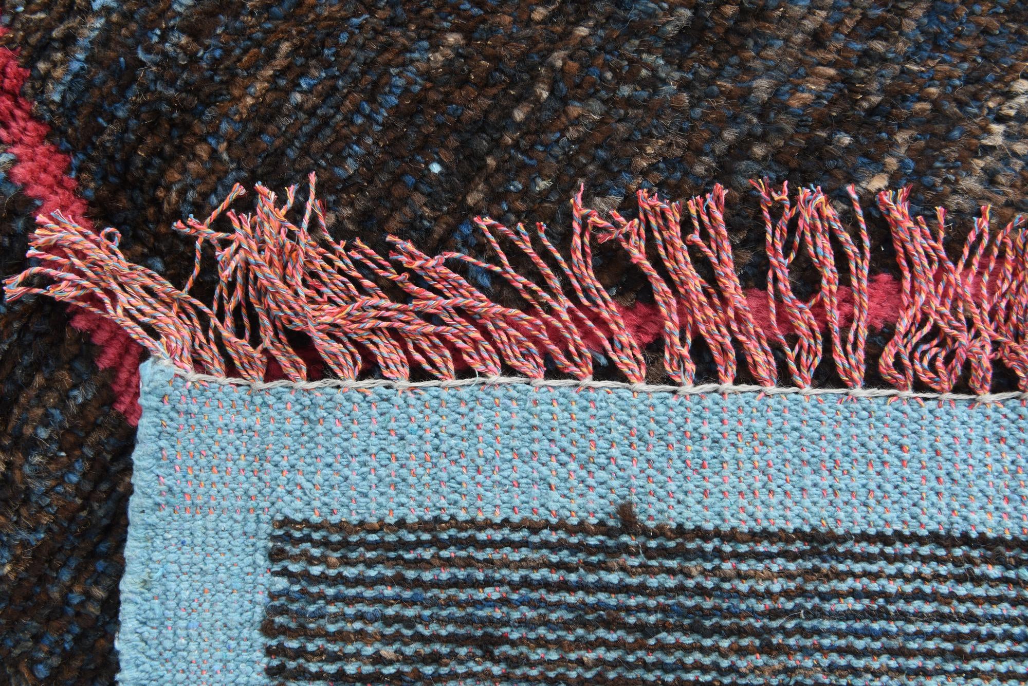 7' 8 x 10' 4 Hand Knotted Moroccan Wool Rug