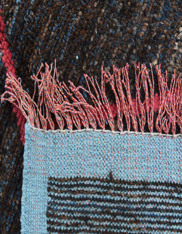 Detail image of 7' 8 x 10' 4  Hand Knotted Moroccan Wool Rug