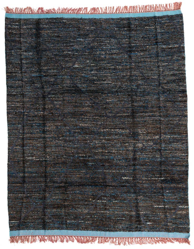 Detail image of 7' 7 x 10' 3 Hand Knotted Moroccan Wool Rug