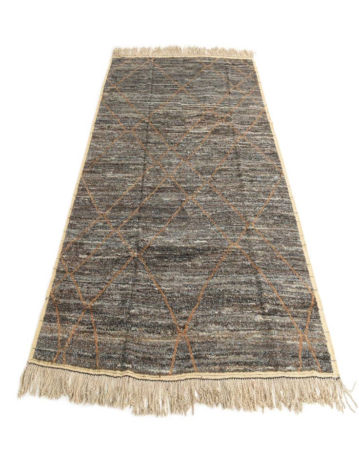 Detail image of 8' 1 x 10' 3  Hand Knotted Moroccan Wool Rug