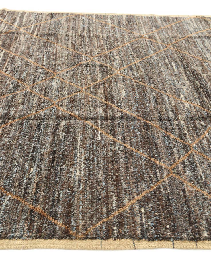 Detail image of 8' 1 x 10' 3  Hand Knotted Moroccan Wool Rug