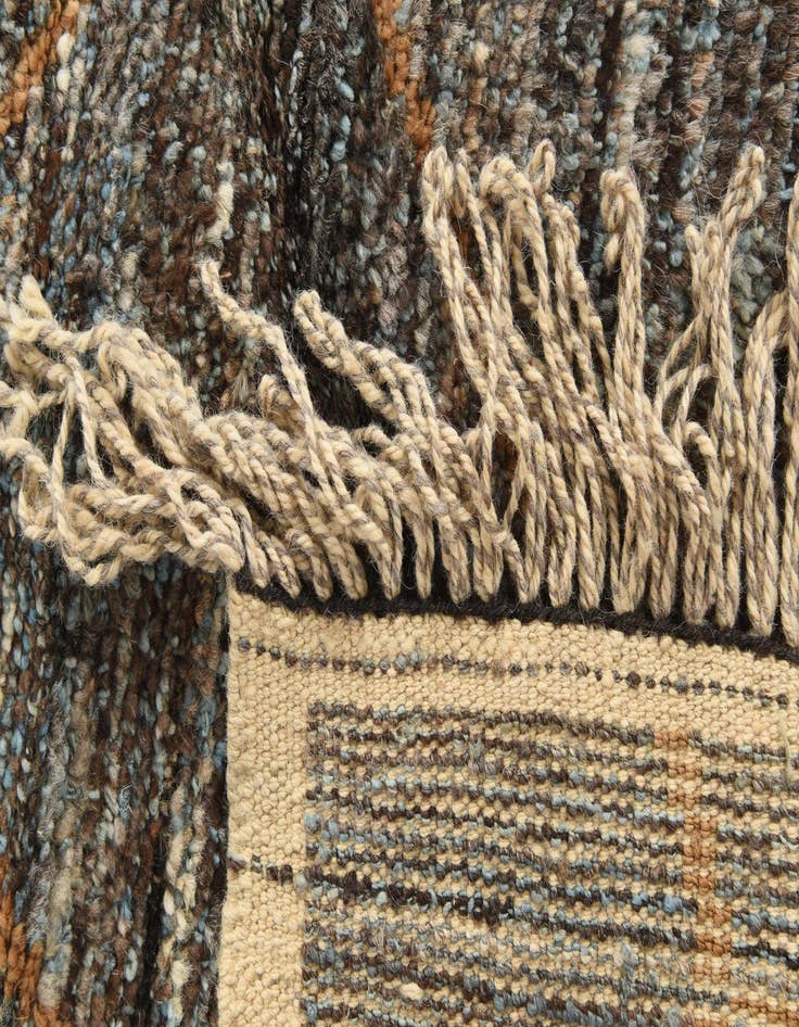 Detail image of 8' 1 x 10' 3  Hand Knotted Moroccan Wool Rug