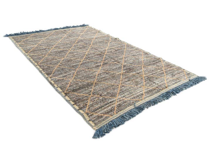 Detailansicht von 190cm x 290cm Handgeknüpft Marokkanisch Wolle Teppich