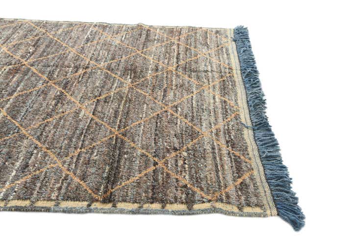 190cm x 290cm Handgeknüpft Marokkanisch Wolle Teppich