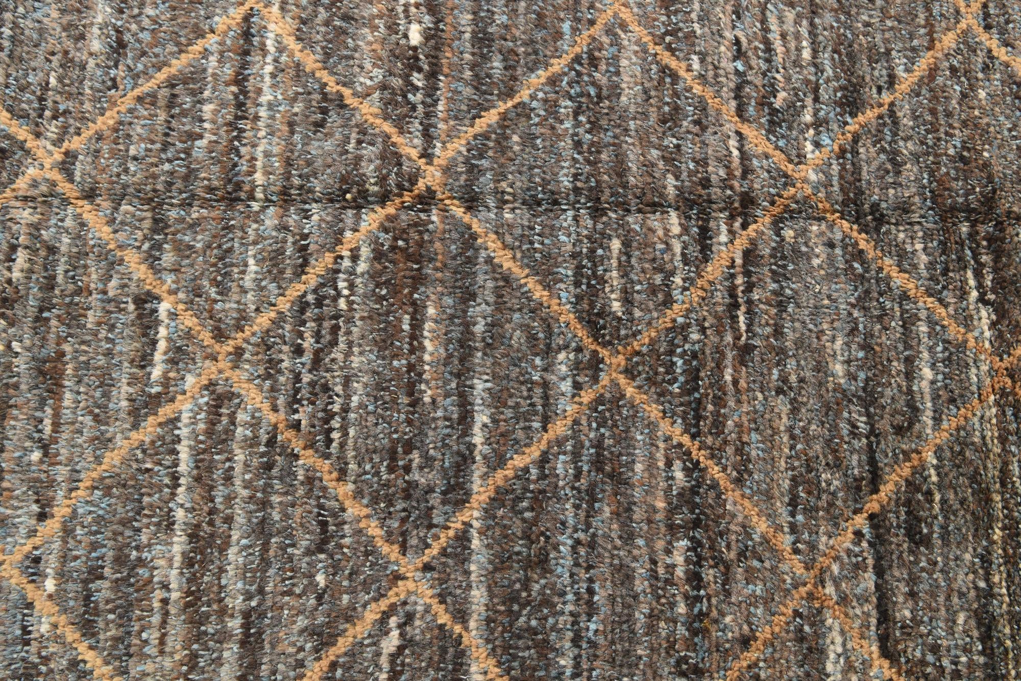 6' 3 x 9' 7 Hand Knotted Moroccan Wool Rug