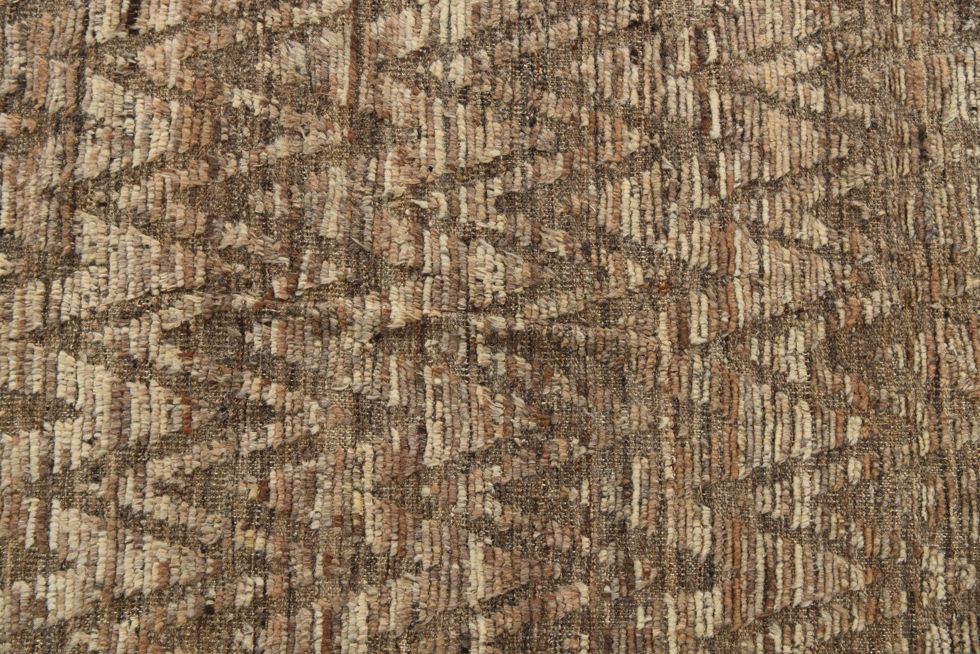 8' 7 x 10' 2 Hand Knotted Moroccan Wool Rug
