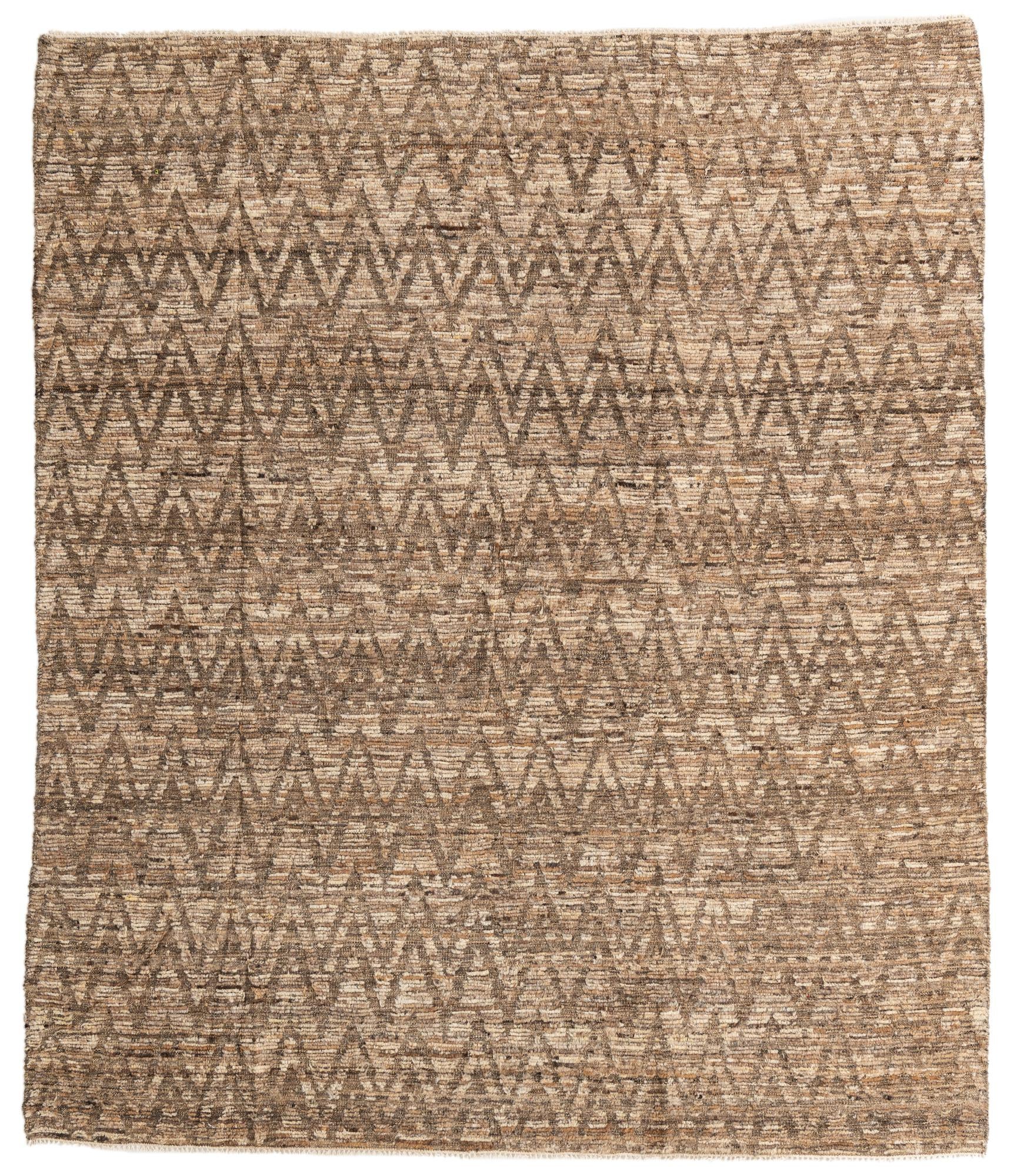 8' 7 x 10' 2 Hand Knotted Moroccan Wool Rug