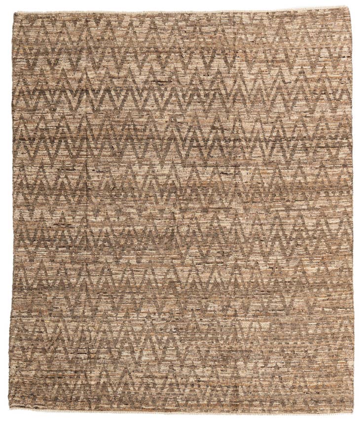 Detail image of 8' 7 x 10' 2 Hand Knotted Moroccan Wool Rug