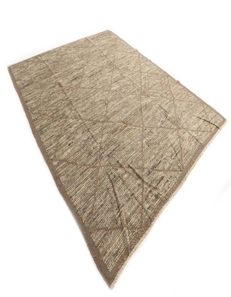 Detail image of 8' 5 x 10' 5  Hand Knotted Moroccan Wool Rug