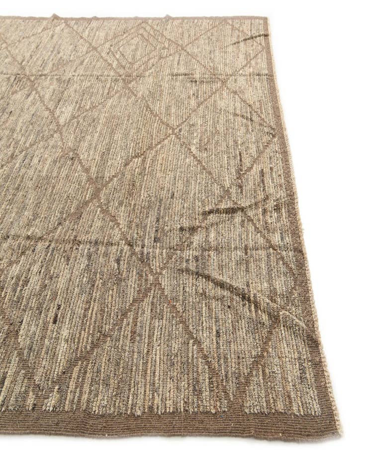 Detail image of 8' 5 x 10' 5  Hand Knotted Moroccan Wool Rug