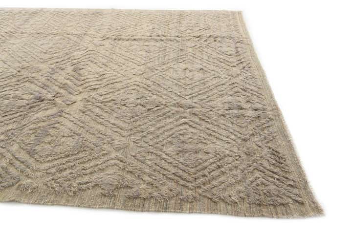 8' 10 x 12' 4 Hand Knotted Moroccan Wool Rug