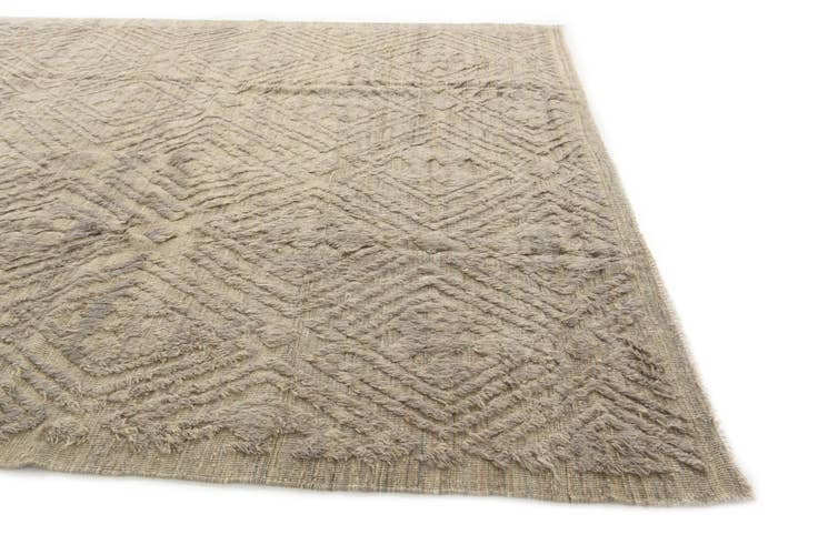 Detail image of 8' 10 x 12' 4 Hand Knotted Moroccan Wool Rug