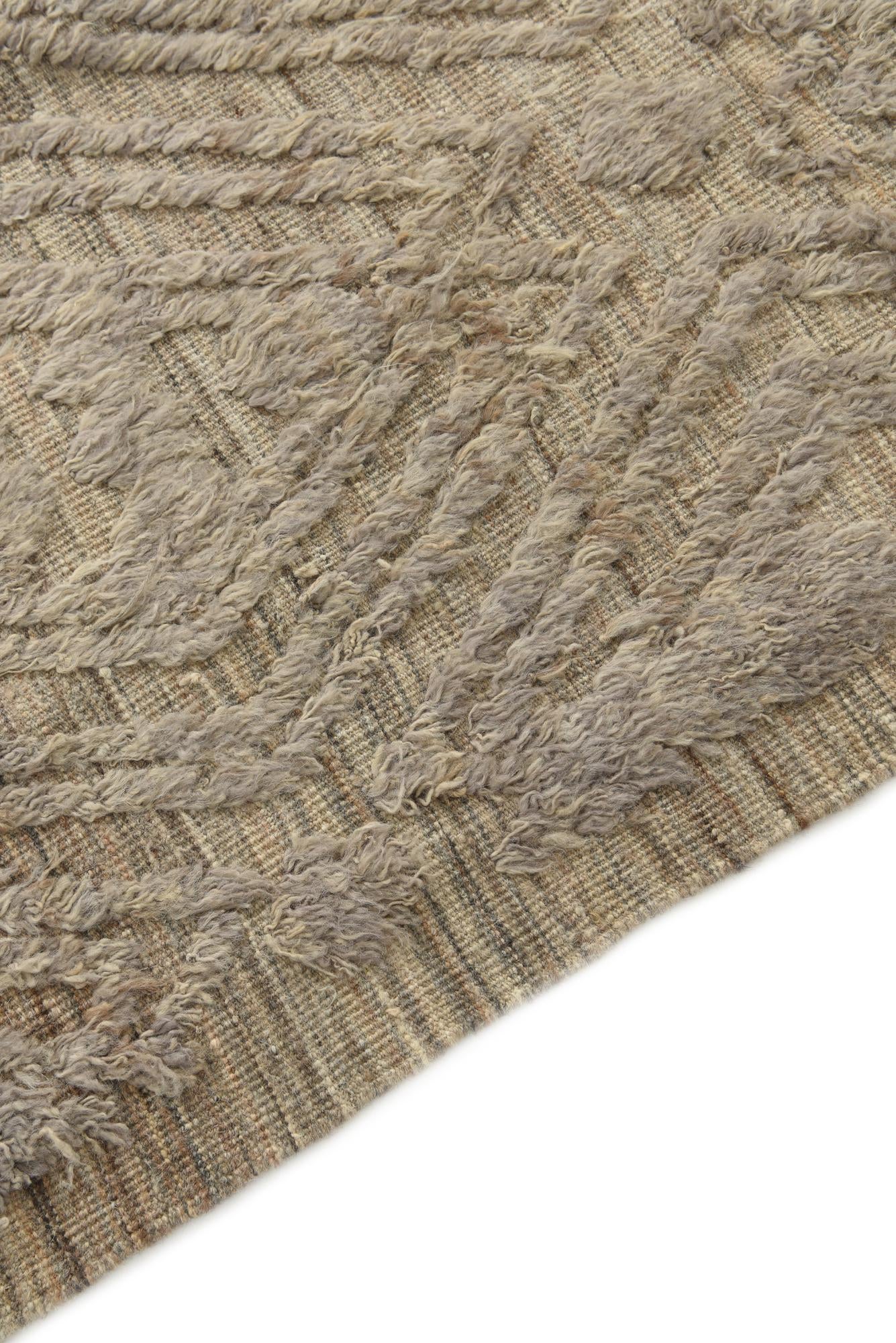 8' 10 x 12' 4 Hand Knotted Moroccan Wool Rug