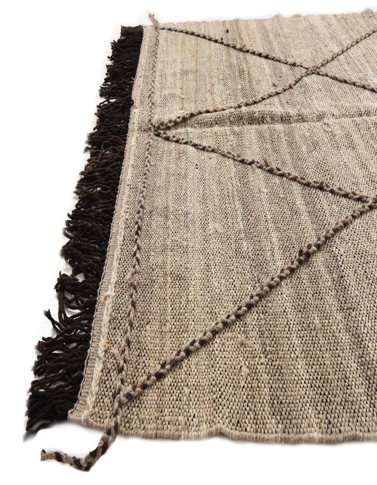 Detail image of 5' 3 x 8'  Hand Knotted Moroccan Wool Rug