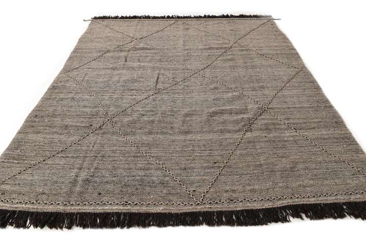 8' x 10' Hand Knotted Moroccan Wool Rug