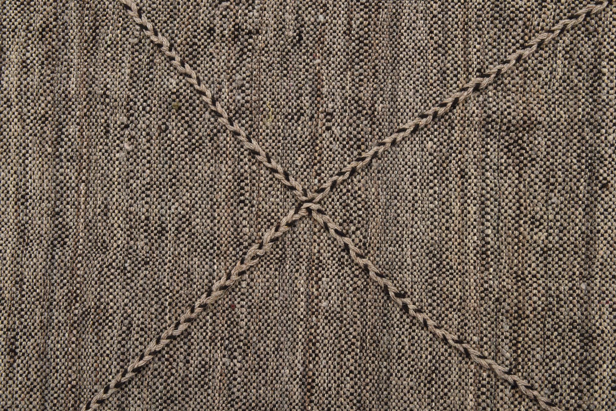 8' x 10' Hand Knotted Moroccan Wool Rug