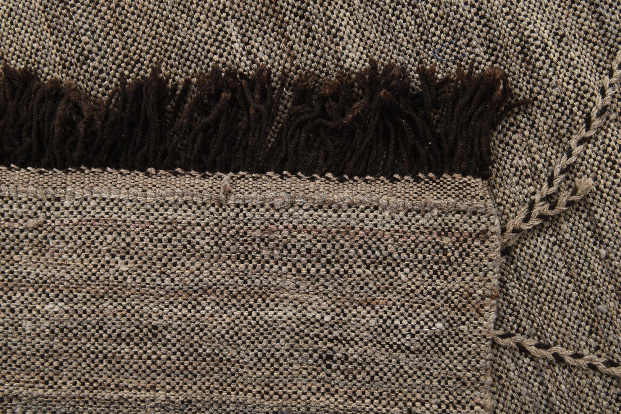 8' x 10' Hand Knotted Moroccan Wool Rug