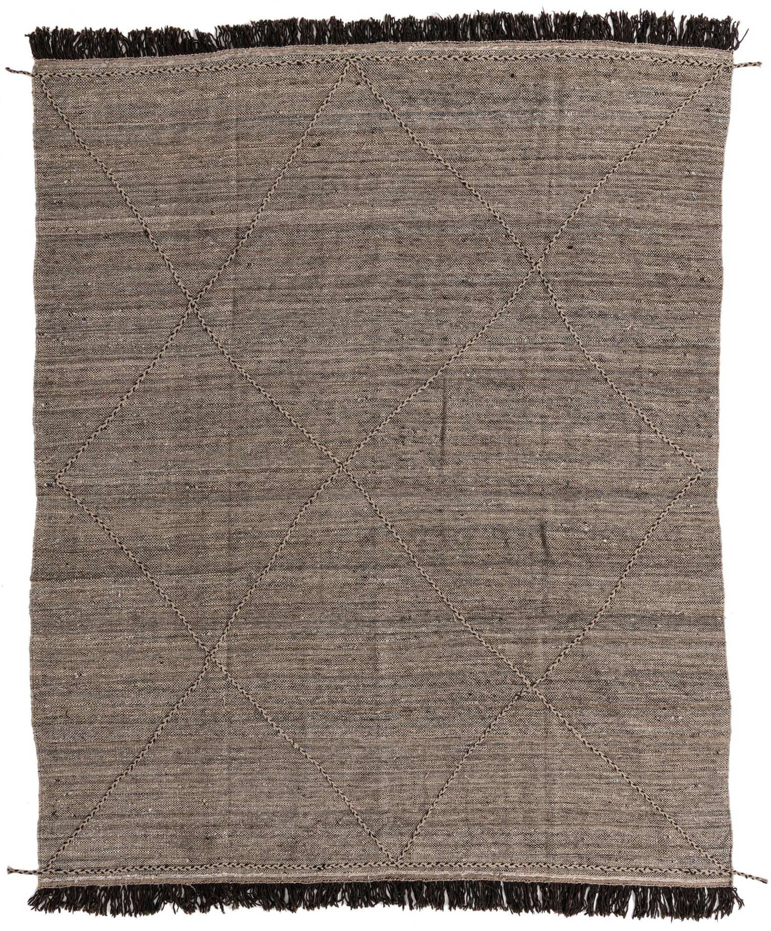 8' x 10' Hand Knotted Moroccan Wool Rug