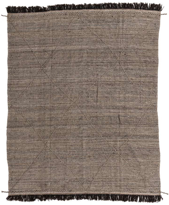 8' x 10' Hand Knotted Moroccan Wool Rug