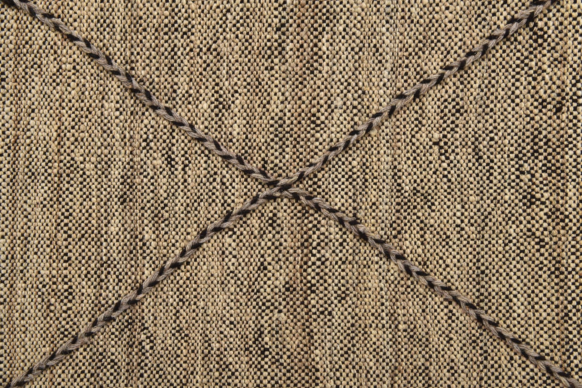 7' x 9' 7 Hand Knotted Moroccan Wool Rug